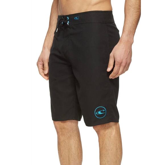 O’Neill Black Santa Cruz Solid 2.0 Swim Trunks Shorts Boardshorts 36 NWT - Picture 2 of 7